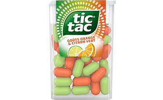 TIC TAC ORANGE ET CITRON VERT 