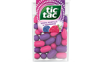 TIC TAC FRAMBOISE & MYRTILLE 