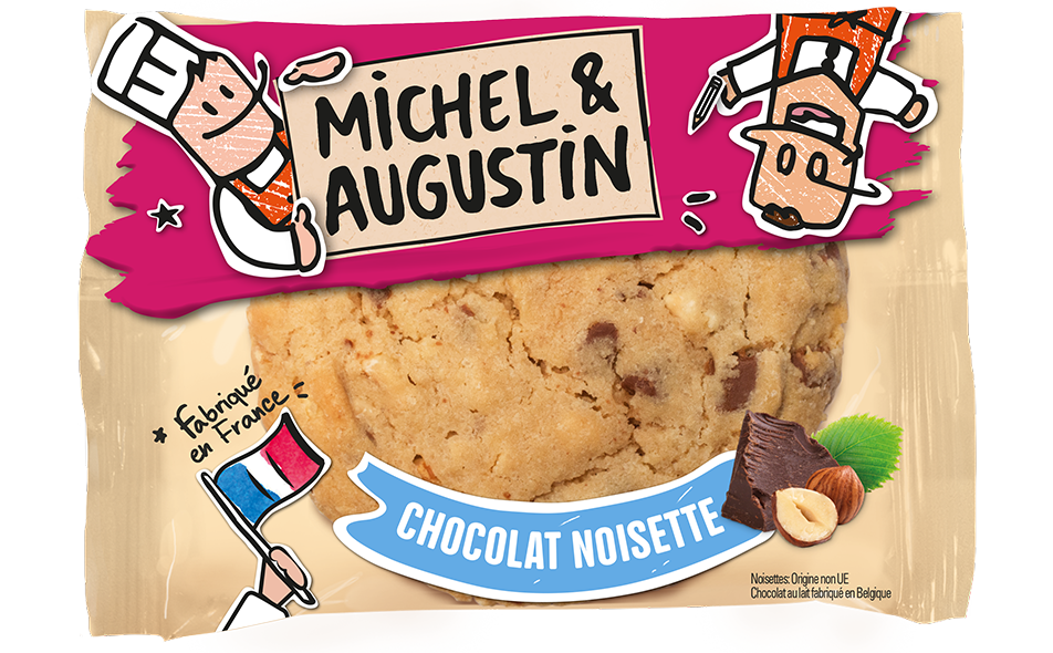 L’incroyable Cookie frais au chocolat au lait noisettes