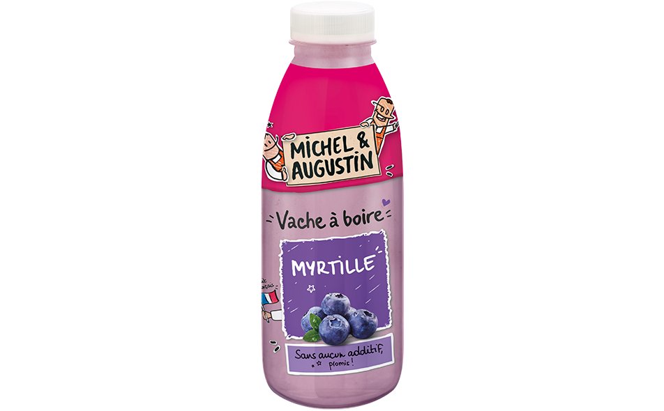 Vache à boire Myrtille