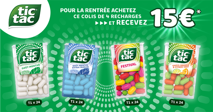 15€ remboursés